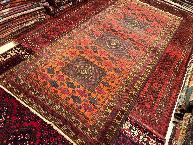125 X 285 CM Stunning Natural Vegetable Dye Tribal Latif Khani Hallway Runner gallery