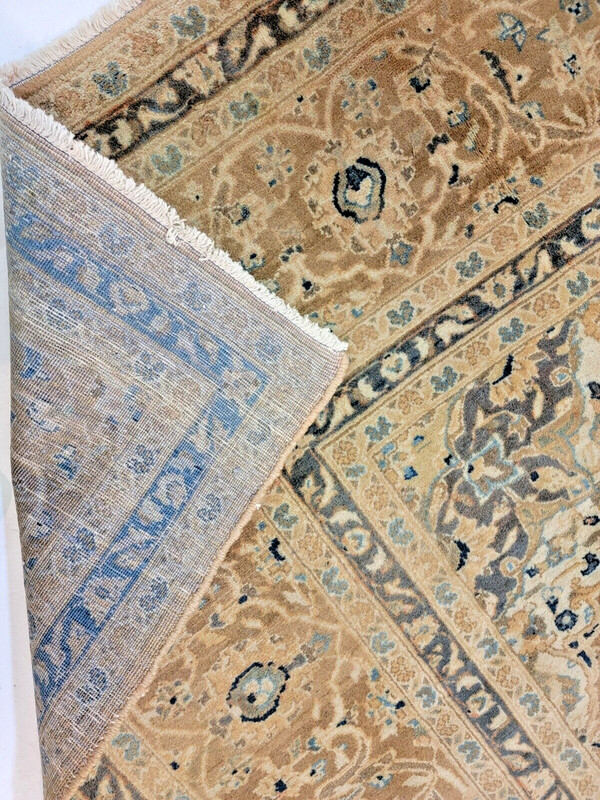 Antique Oriental Hand-Knotted Wool Area Rug Beige/Light Brown 9'4" x 12'11" gallery