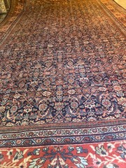 17×10.3. OVER SIZE. HANDMADE ANTIQUE RUG. CARPET . HAND MADE FULL PILE