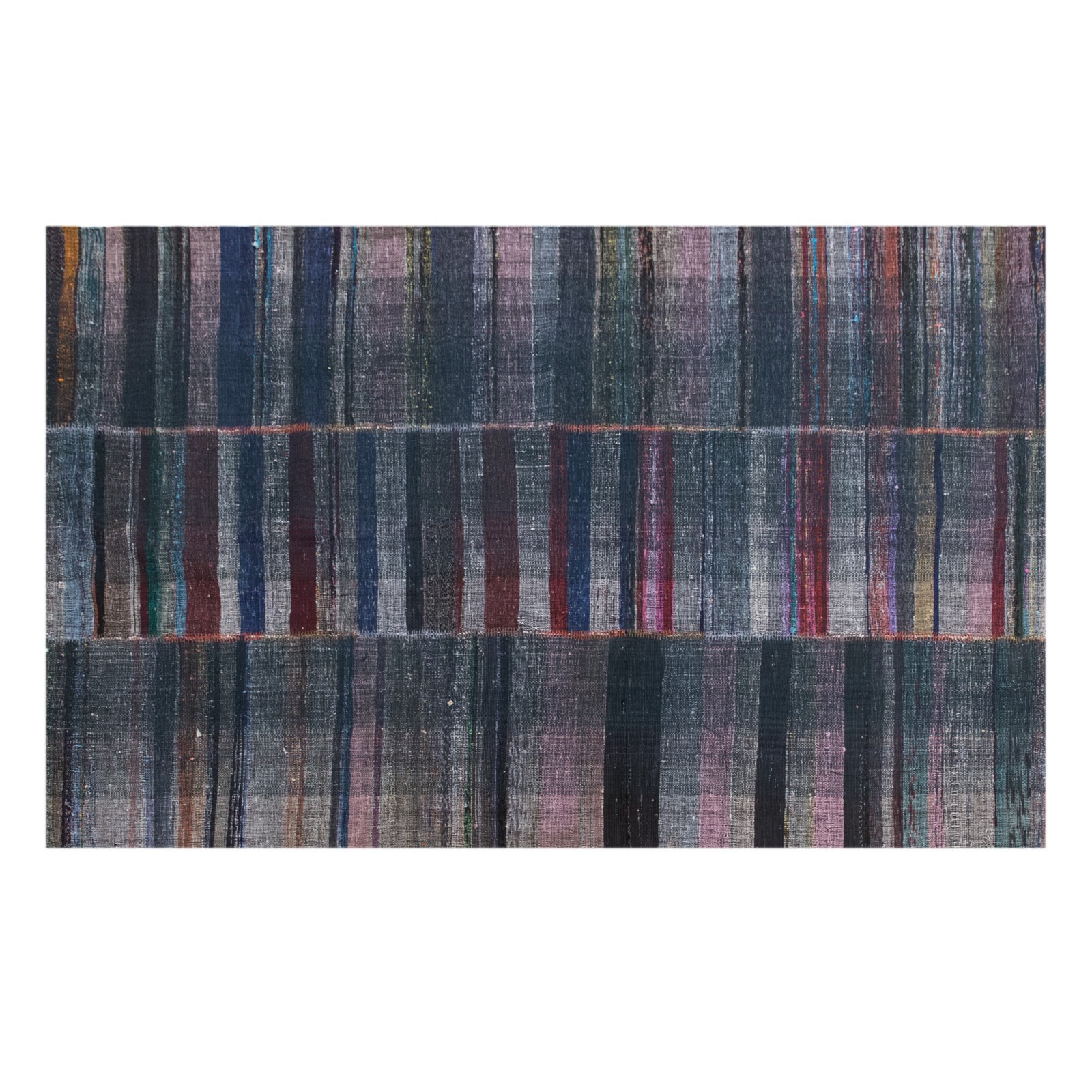 Handmade 1960s Minimalist Turkish Kilim 178×290 cm (5.8×9.5 ft) | VintageRug gallery