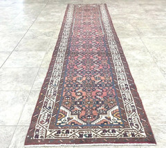 Beautiful Vintage 1930-1940’s Wool Pile Vgy Dyes High-Karabahk Runner 2’7”x7’6”