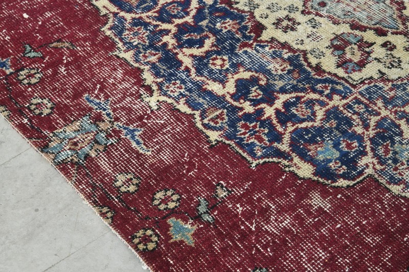 4x12 runner rug, handmade vintage turkish rug runner, long oushak rug,688 gallery