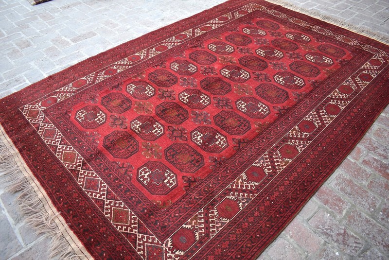 7x10 ft Afghan Antique Turkmen Ersari Area Rug Oriental Wool Hand Knotted Carpet gallery