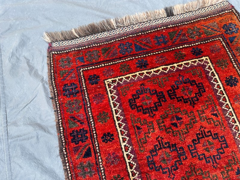 Stunning Vintage Kowdani Natural Vegetable Dye Soft Nomad Maldari Carpet gallery