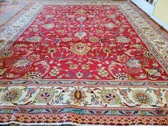10 x 12.8 ANTIQUE SERAPI USHAK RUG VINTAGE KAZAK HERIZ CAUCASIAN