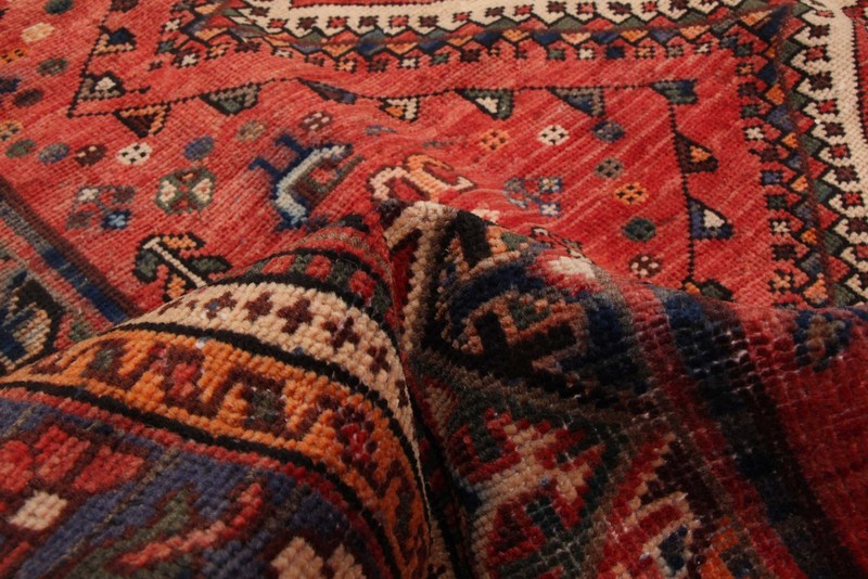 Vintage 6'9" x 10'1" Traditional Hand Knotted Vegetable Dye Wool Area Rug gallery