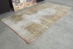 4×8 Turkish Area Rug Hand-Knotted Vintage Oushak Rug Boho Decor Wool Carpet,649