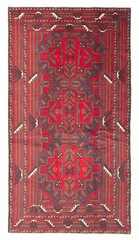 Vintage Dark Navy Traditional 3’5″ x 6’8″ Hand-Knotted Oriental Wool Area Rug