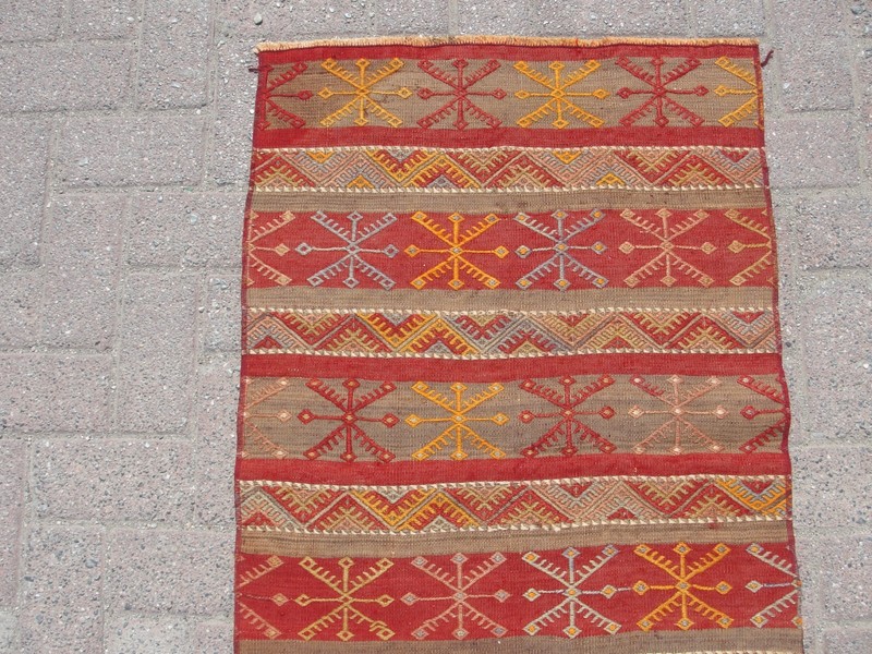 2x3 ft Handmade Anatolian Kilim Rug - Rugs for living room kitchen bedroom gallery