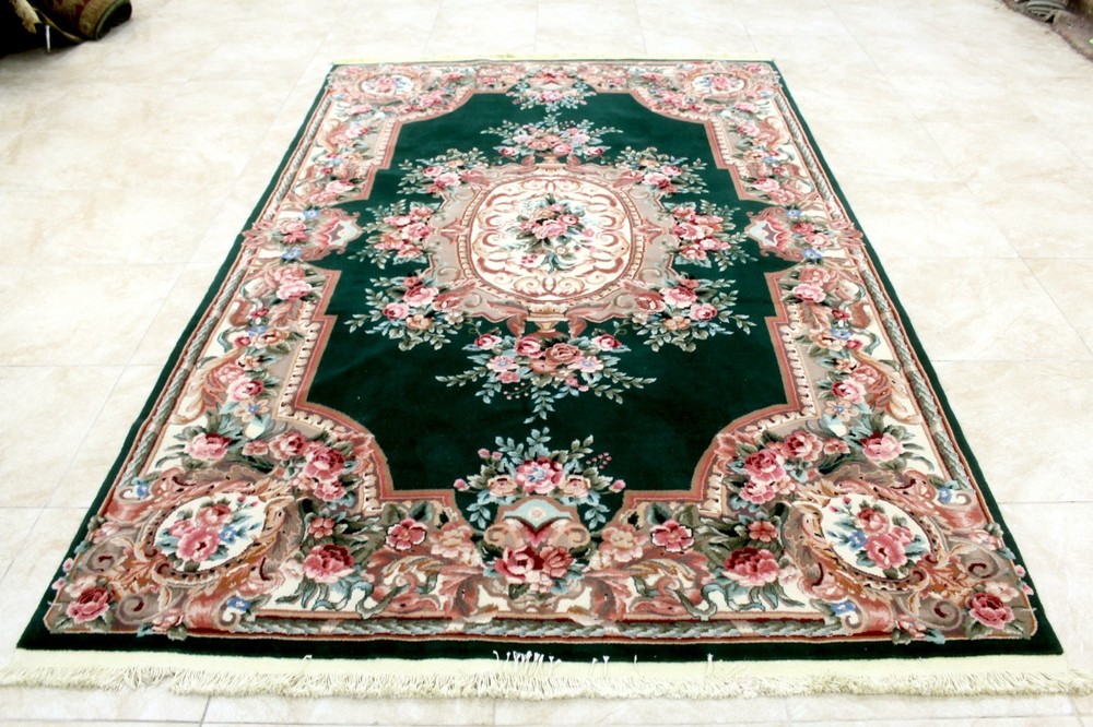 9X6 EXQUISITE MINT 300+KPSI HAND KNOTTED VEGETABLE DYE TABRIZZ TURKISH WOOL RUG