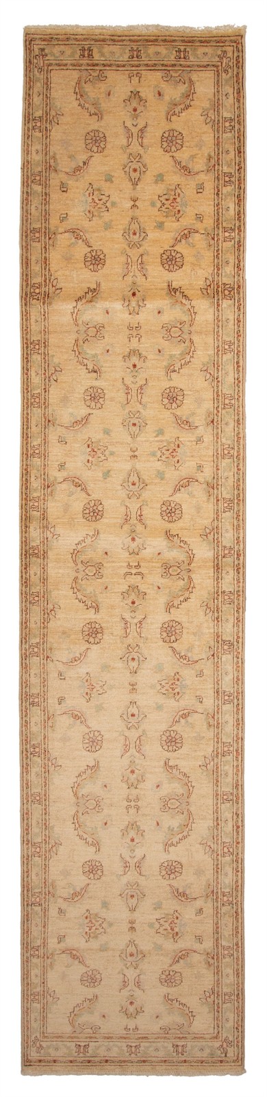 2'8" x 12'10" Vintage Hand-knotted Runner Rug Traditional Oriental Wool Carpet gallery