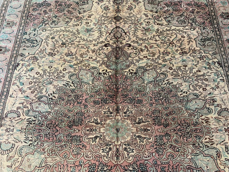 8'3'' x 12'' Faded Handmade Village Rug Organic Rug Natural Carpet.SKU:K1463 gallery