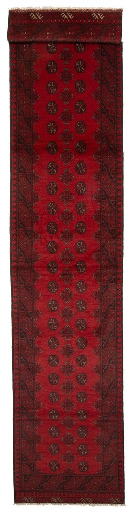 2'8" x 19'3" Vintage Hand-knotted Runner Rug Traditional Oriental Wool Carpet