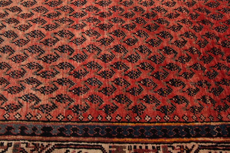 3'4" x 11'6" Vintage Hand-knotted Runner Rug Traditional Oriental Wool Carpet gallery