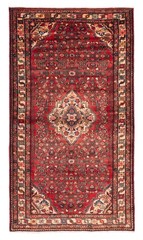 Vintage Hand-Knotted Area Rug 4’9″ x 8’5″ Traditional Oriental Wool Carpet