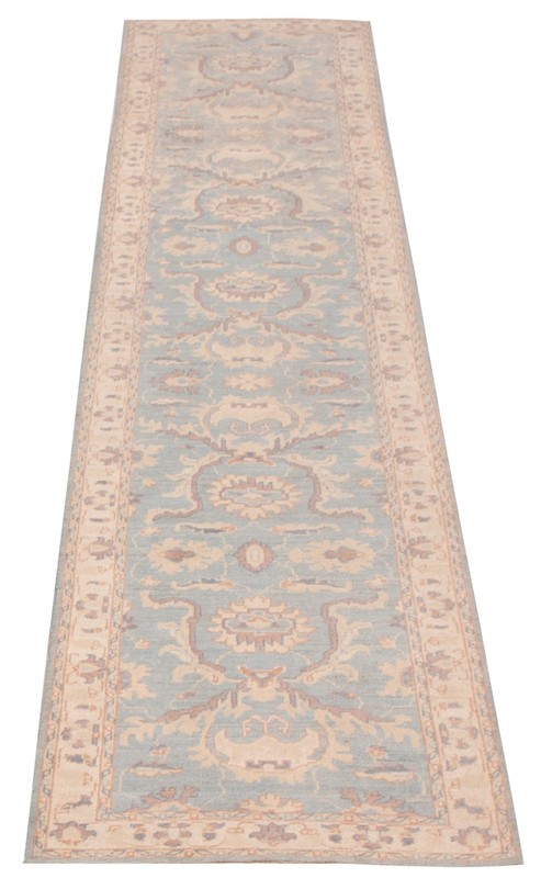 2'7" x 11'5" Vintage Hand-knotted Runner Rug Traditional Oriental Wool Carpet gallery