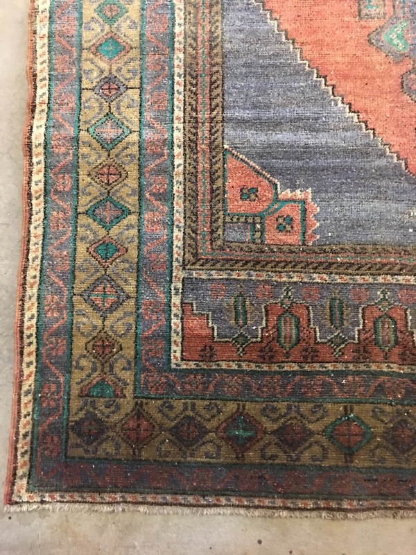 Anatolian Turkish Rug, High Pile , 4’4X7’6 Excellent Condition gallery
