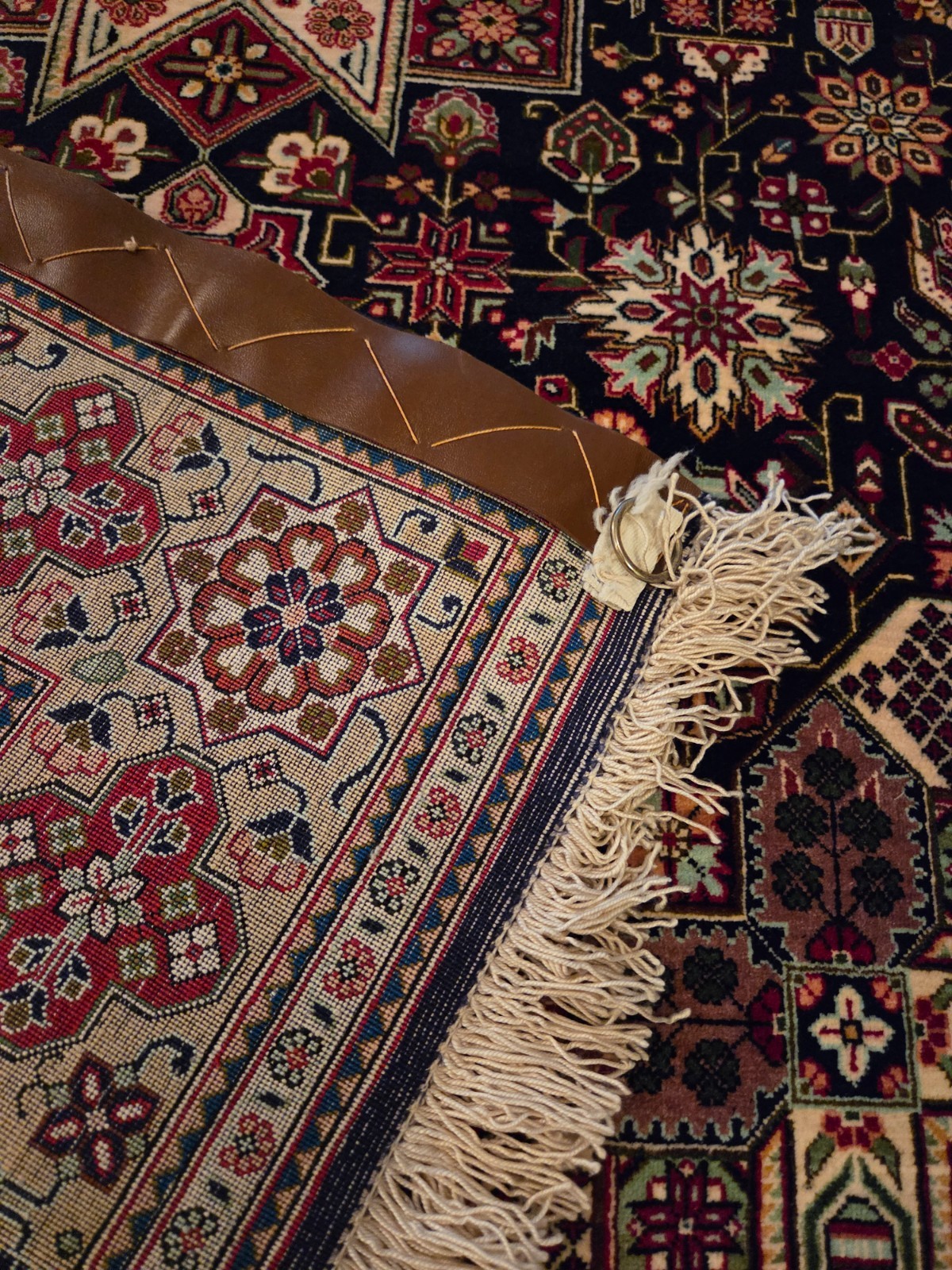 Caucasian or Kazak hand-knotted silk rug. 40"×60" gallery