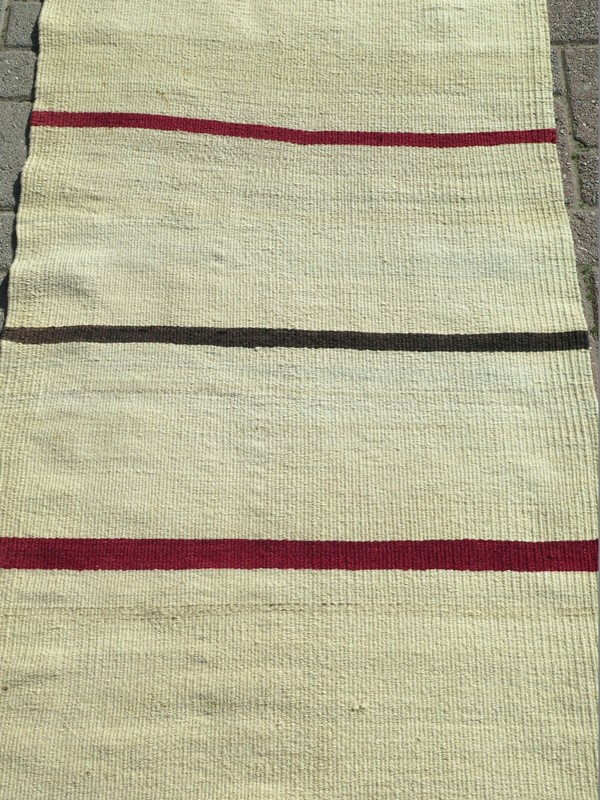 Turkish Kilim Runner, Handmade Rugs Corridor Carpet, Stairs Aisle Long 32"X105" gallery