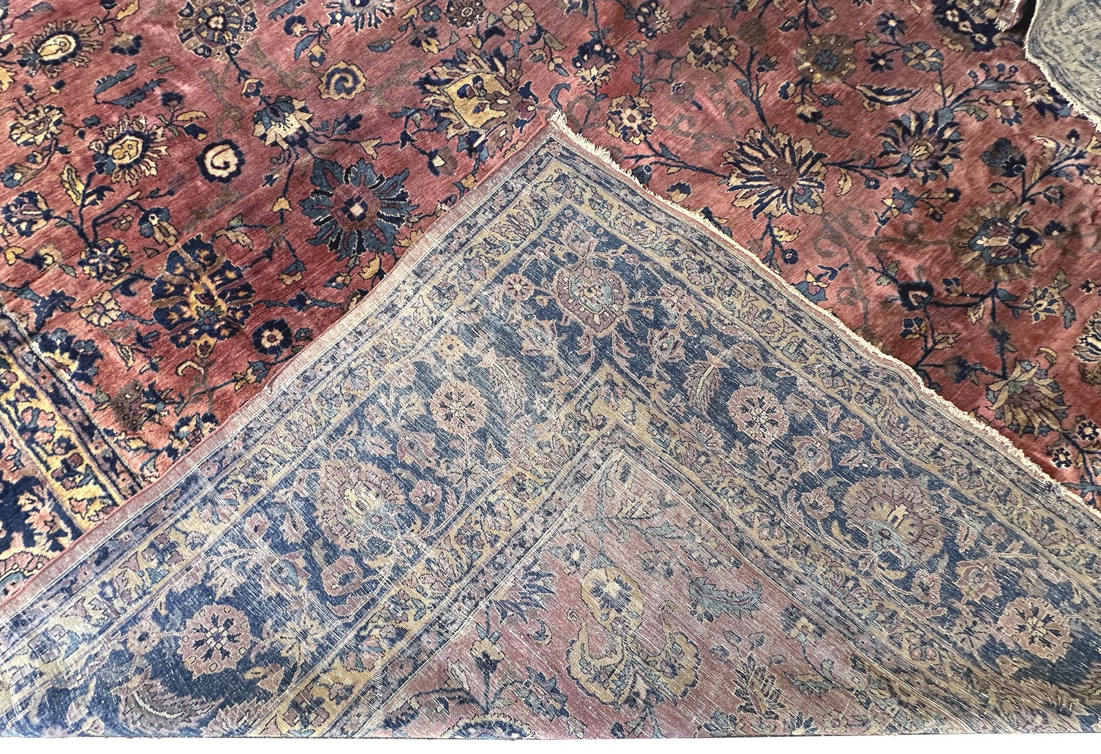 13x17 Antique Agra Rug Fine Weave 386cm x 503cm Circa 1890 gallery