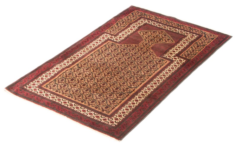 Vintage Hand-Knotted Area Rug 2'11" x 5'0" Traditional Wool Carpet gallery