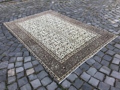 Handmade Rug Turkish Area Rug Vintage Rug Oushak Rug Antique Rug Bohemian Rug