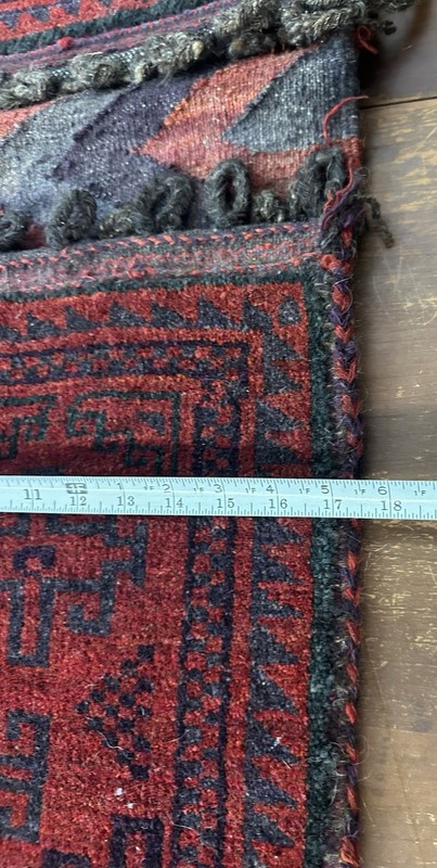 Vintage Middle Eastern Hand Knotted Tribal Camel Saddle Bag Kilim 41" x 17" gallery