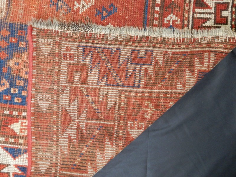 ANTIQUE KAZAK CAUCASIAN SHIRVAN HERIZ RUG CARPET ORIENTAL RUG ANTIKER TEPPICH gallery