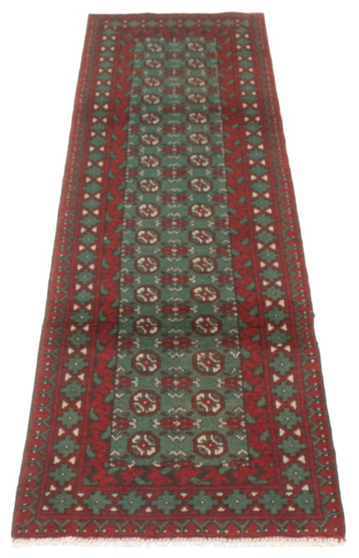 Vintage Hand-knotted Runner Rug 2'8" x 9'5" Traditional Oriental Wool Carpet gallery