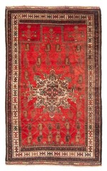 Traditional Vintage Hand-Knotted Area Rug 2’11” x 4’9″ Oriental Wool Carpet