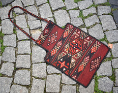 Vintage Salt Bag Rug 13” x 18” Home Decor Cicim Salt Bag Rug Wall Hangings Rug