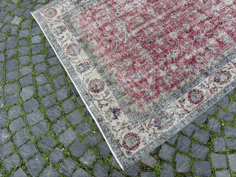 Large rug, Turkish rug, Wool rug, Vintage rug, Handmade rug | 5,3 x 8,7 ft gallery