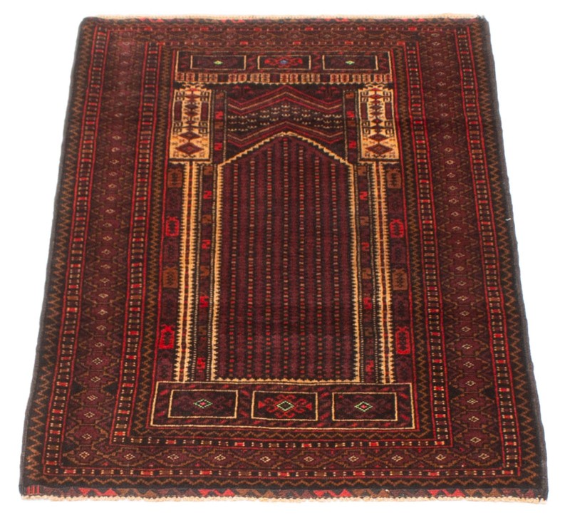 Vintage Traditional Hand-Knotted Area Rug 2'7" x 4'6" Oriental Wool Carpet gallery
