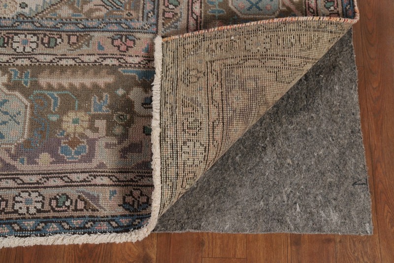 Distressed Pink Area Rug 9x13 Traditional Hand-knotted Wool Vintage Carpet gallery