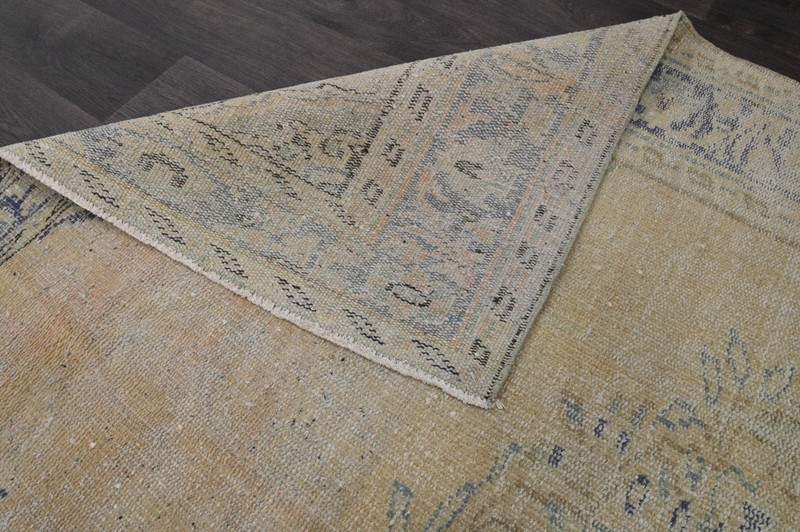 Oushak Turkish Vintage Rug 5x9 Kilim Rug Anatolian Handmade Boho Decor BEIGE gallery