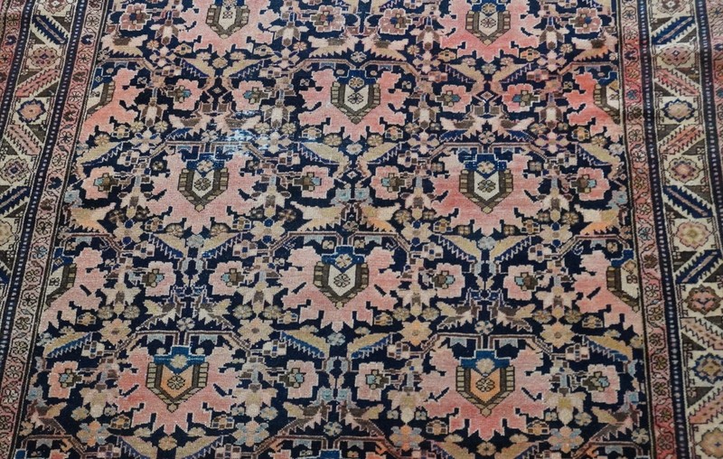 4'7" x 6'4" Antique Hand Knotted Wool Tribal Malayerr Hamadonn Oriental Rug Rare gallery