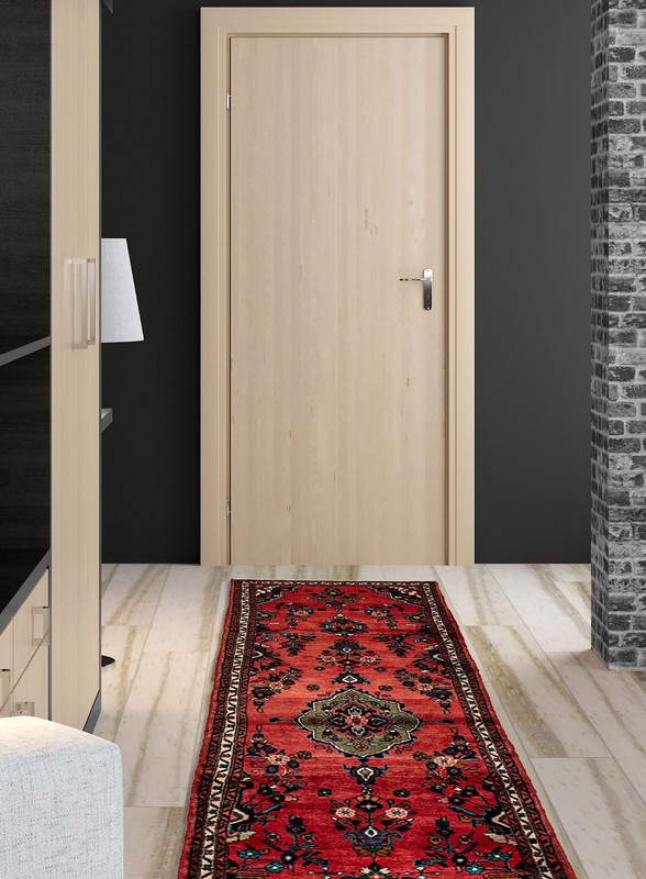 Vintage Hand-knotted Runner Rug 2'7" x 9'4" Traditional Oriental Wool Carpet gallery