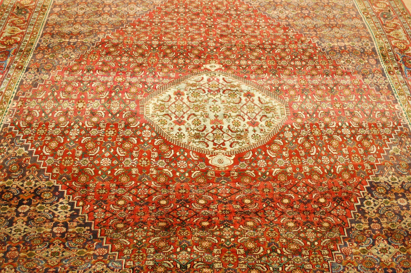 NATURAL WOOL Old Oriental Rugs,Hand Woven,knotted size Approximately 6'8" x 9'5" gallery