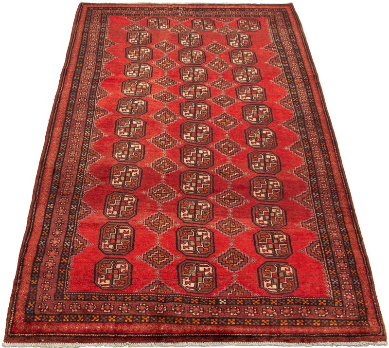 Vintage Hand-Knotted Area Rug 4'10" x 9'10" Traditional Wool Carpet gallery