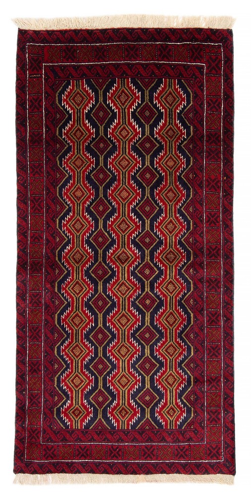 3'4" x 6'3" Vintage Hand Knotted Area Rug Traditional Oriental Wool Carpet