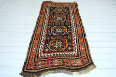 Antique Turkish Handmade Rug, Herki Carpet, Bedroom Rug, Tapis, Teppiche 39″X94″