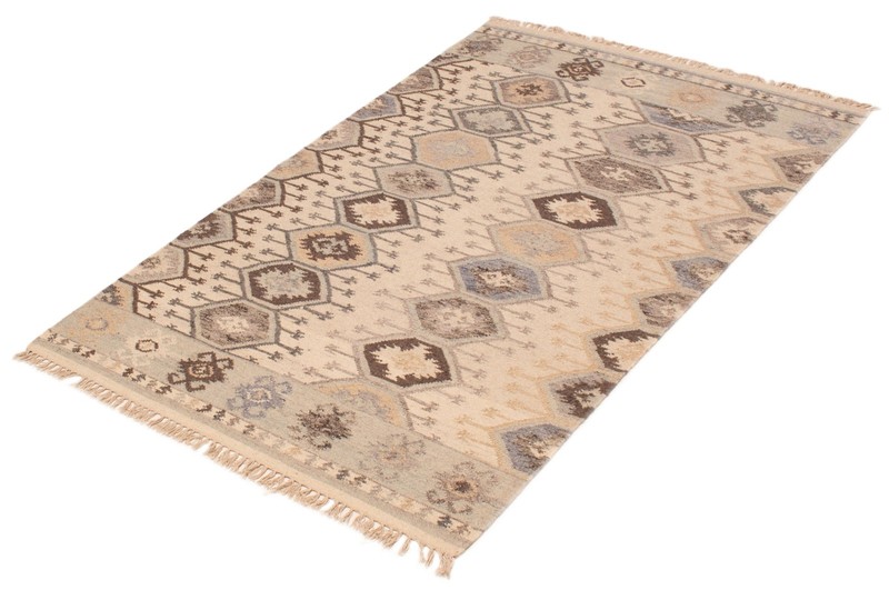 Vintage Hand Woven Area Rug 5'1" x 8'2" Traditional Wool Oriental Carpet gallery