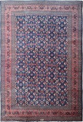 12×18 Antique Traditional Rug Fine Intricate Carpet 378cm x 556cm C.1890
