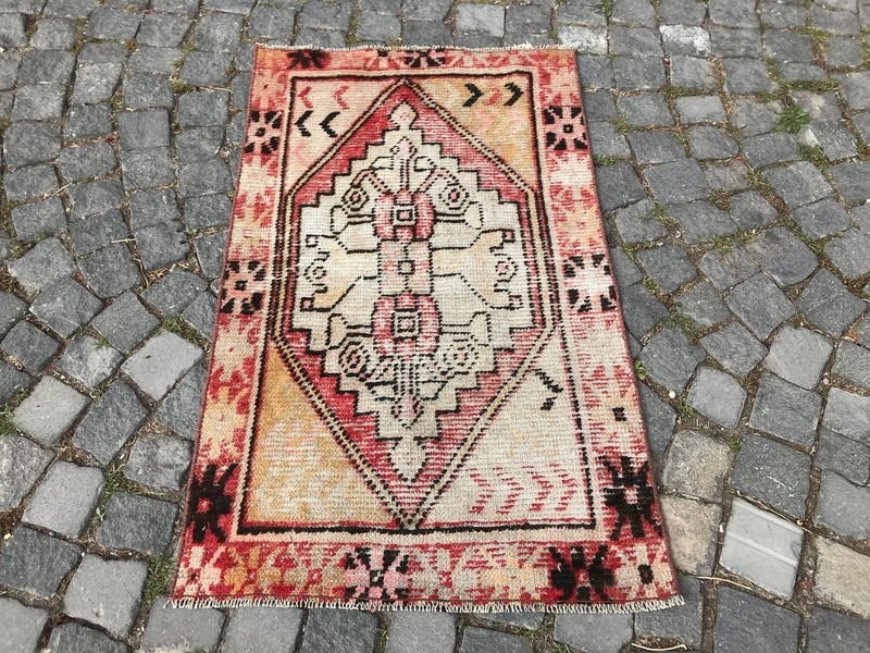 Handmade Rug Turkish Area Rug Vintage Rug Oushak Rug Antique Rug Bohemian Rug gallery