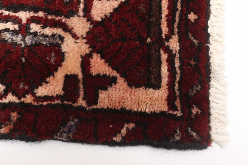 3'8" x 9'10" Vintage Hand-knotted Runner Rug Traditional Oriental Wool Carpet gallery
