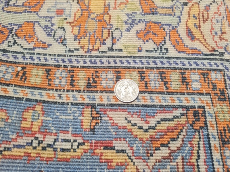 Amazing Hand Knotted Vintage Tribal Kaisery Qaisery Wool Area Rug 4.4 x 2.11 Ft gallery