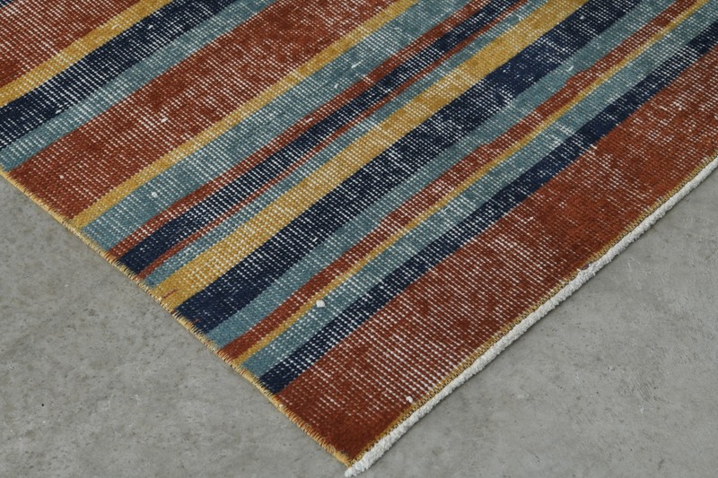 3x11 ft, turkish rug runner, hand-knotted vintage runner, oushak runner rug, 216 gallery