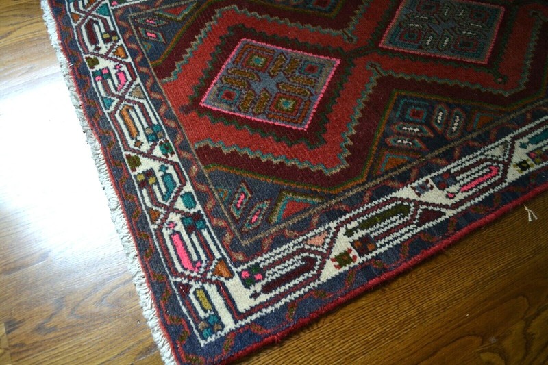 Multicolor 2'6" x 10' Hand Knotted Tribal Runner Rug gallery