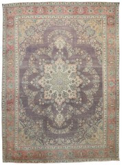 10X13 ft Semi-Antique Distressed Vintage Oriental Rug Floral Design Decor Carpet
