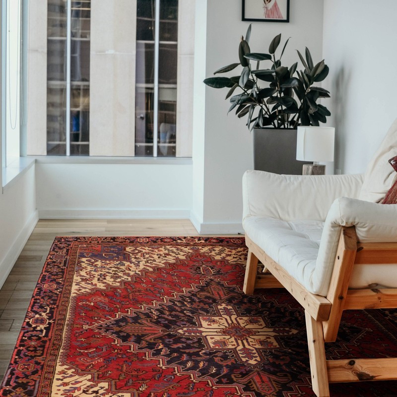 Traditional Vintage Hand-Knotted Area Rug 8'2" x 10'8" Oriental Wool Carpet gallery
